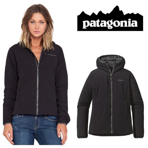 Patagonia Jackets & Blazers - Patagonia Women's Black insulated Nano-Air hoodie size small